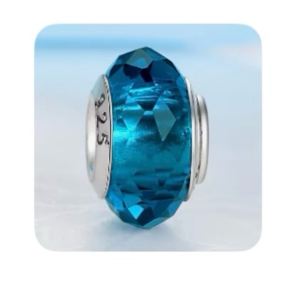 S925 Blue Bead